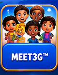 MEET3G™ illustrated adventure artwork